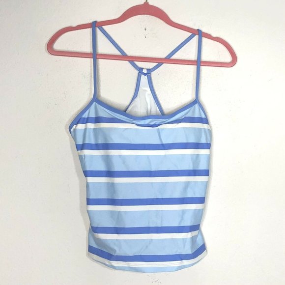 Jag Jeans Other - Jag Swim Top Tankini Blue White Stripes Size L